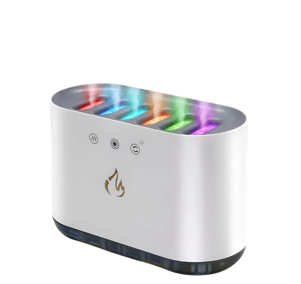 Зволожувач повітря Holdmay Pickup Dynamic Humidifier з RGB-підсвічуванням і синхронізацією з музикою 900 мл Білий