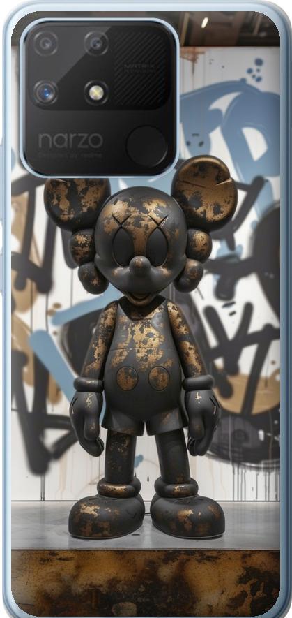 Чехол на Realme Narzo 50A Bronze kaws v2 (6098t-2514-42517) Чехол на Realme Narzo 50A Bronze kaws v2 (6098t-2514-42517)