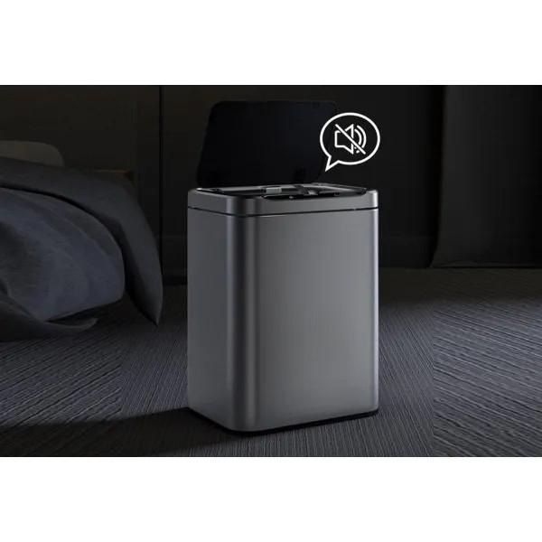 Відро для сміття автоматичне Mijia Erlan Stainless Steel Smart Sensor Trash Can GB202 15 л - фото 2