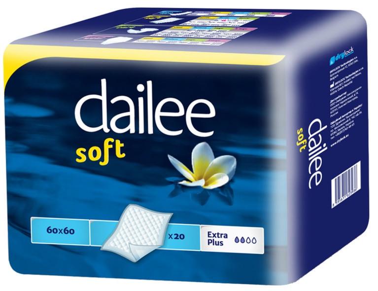 Пелюшки сечопоглинальні Dailee Soft Extra Plus 60х60 см 20 шт. (2440513333) Пелюшки сечопоглинальні Dailee Soft Extra Plus 60х60 см 20 шт. (2440513333)
