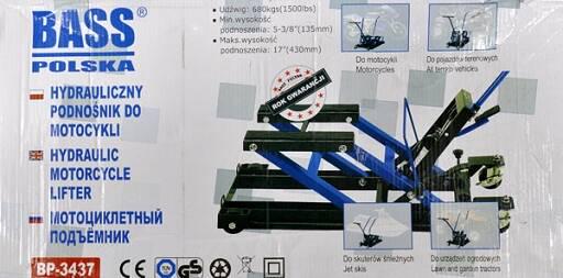 Підйомник для мотоциклів Bass Polska 3437 та квадроциклів гідравлічний 680 кг (12579790) - фото 4