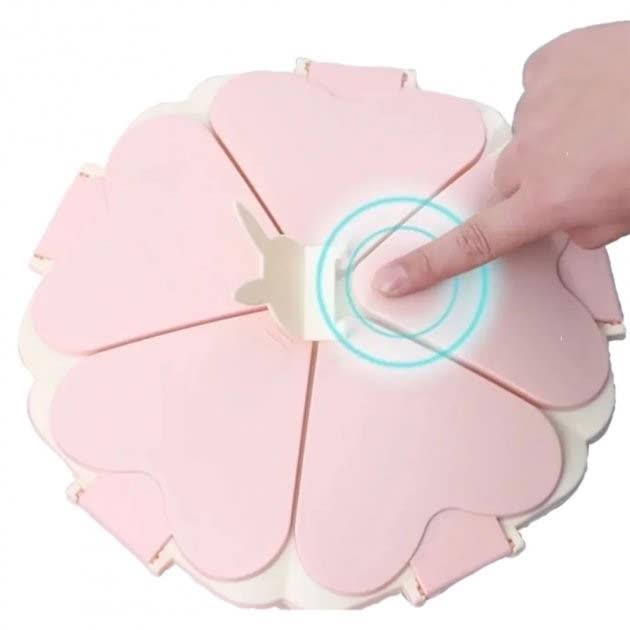 Органайзер для сладостей Peach Heart Shape на 5 отсеков с подставкой для телефона Бирюзовый (28593380) - фото 3 Органайзер для сладостей Peach Heart Shape на 5 отсеков с подставкой для телефона Бирюзовый (28593380) - фото 3