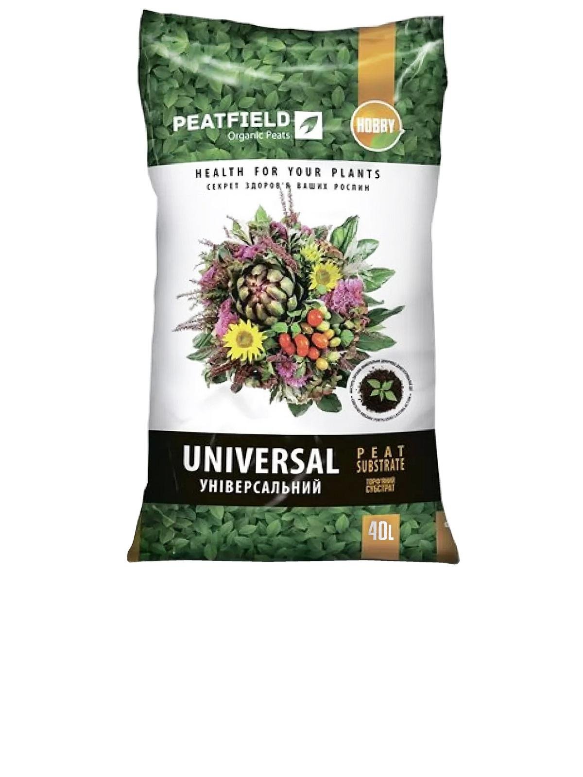 Грунт універсальний PEATFIELD 40 л (18599)