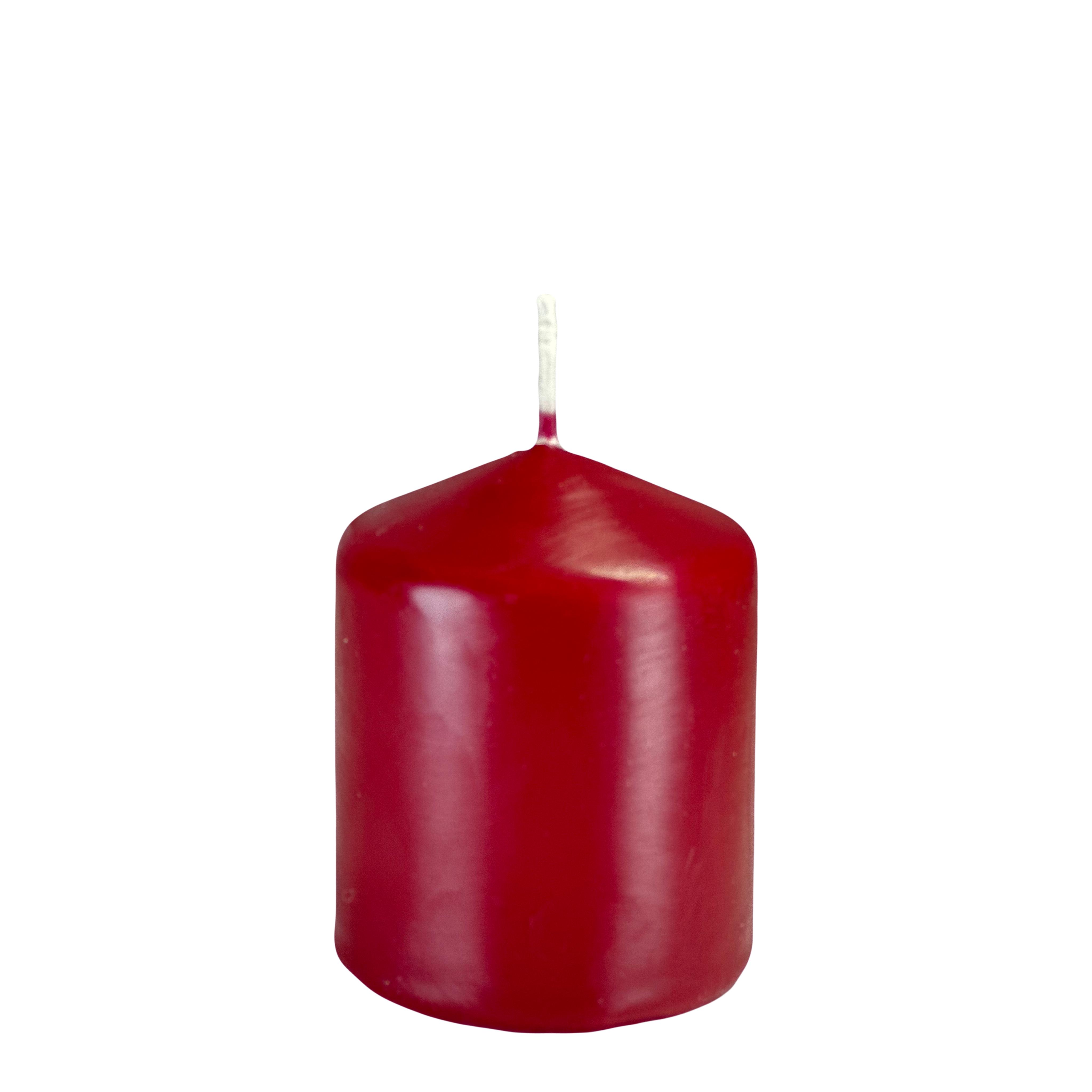 Свеча цилиндр Bolsius 60/48 Бордовый