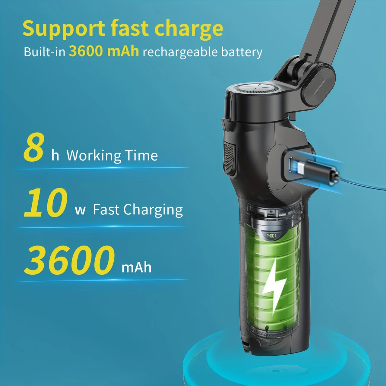 Стабилизатор для телефона L9 lite gimbal 3х осевой - фото 4 Стабилизатор для телефона L9 lite gimbal 3х осевой - фото 4