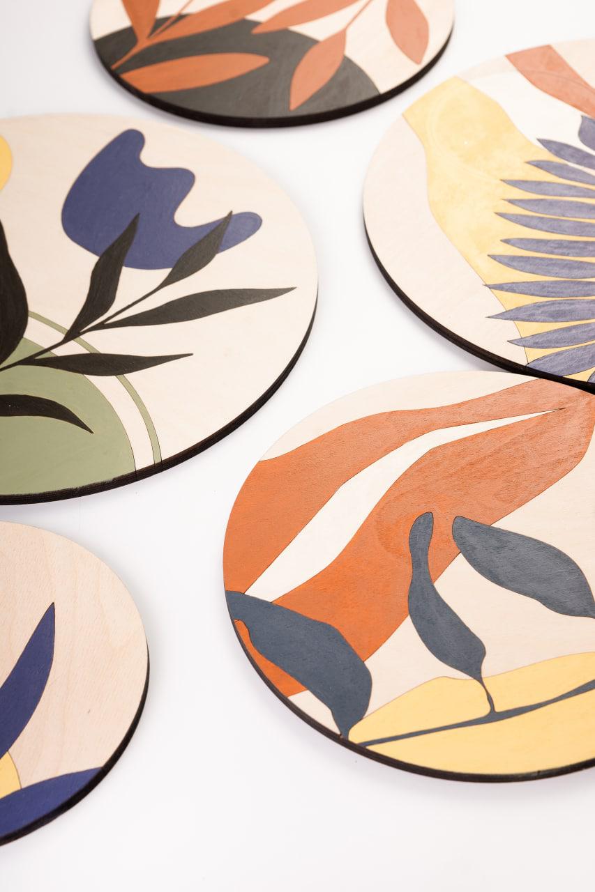 Набір дерев'яних панно за номерами Едем (ROZ092022) - фото 8 Набір дерев'яних панно за номерами Едем (ROZ092022) - фото 8