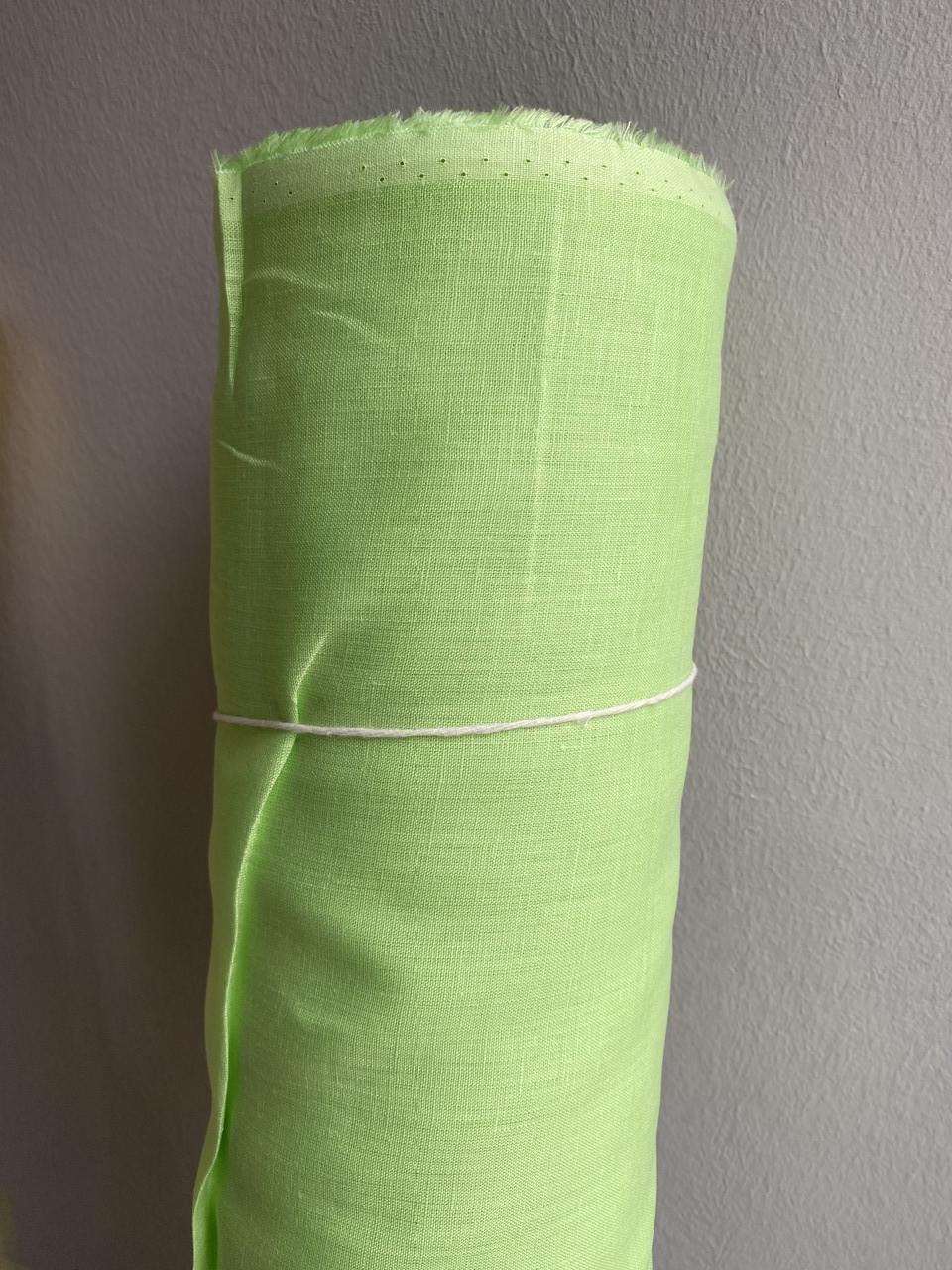 Ткань LINEN PLUS 100% лен 150 см 855 Салатовый Ткань LINEN PLUS 100% лен 150 см 855 Салатовый