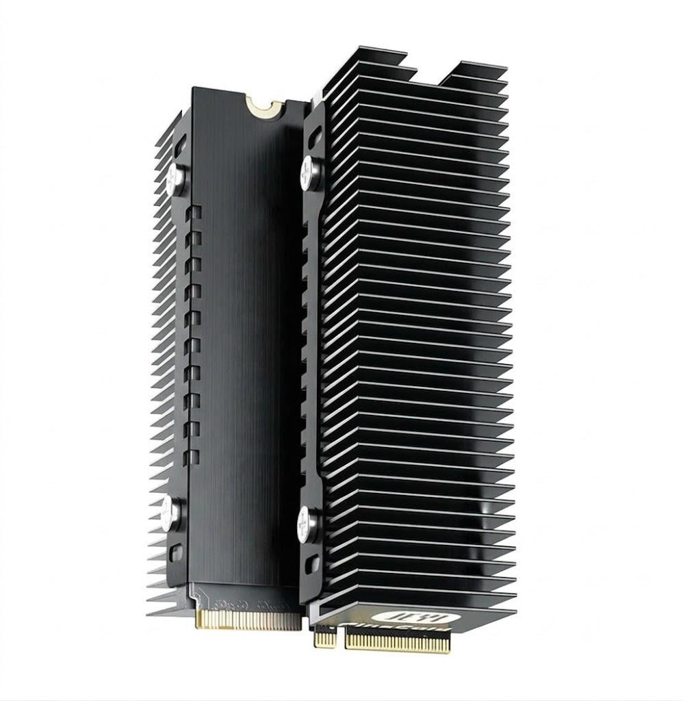 Радиатор охлаждения Jeyi GodFins SSD M.2 2280 с термопрокладками (2069460046)