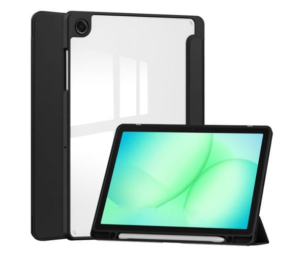 Чохол-книжка Glass Magnet Flip Cover для Samsung Galaxy Tab A11+ Чорний Чохол-книжка Glass Magnet Flip Cover для Samsung Galaxy Tab A11+ Чорний