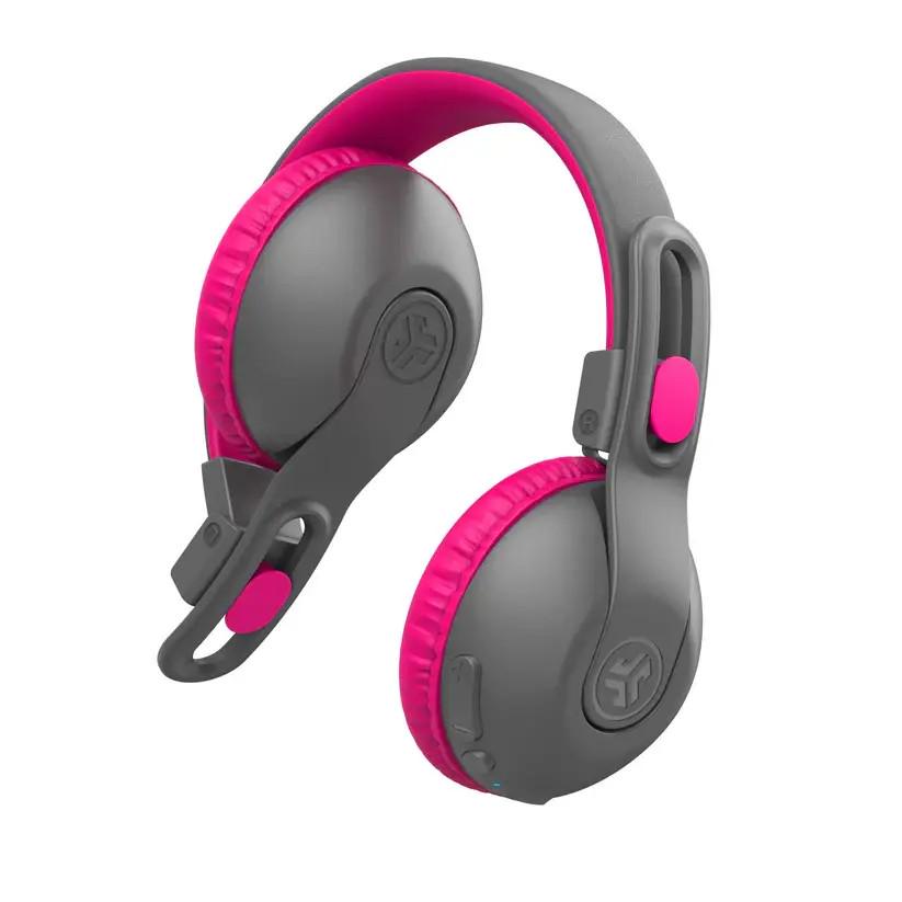 Навушники з мікрофоном JLab JBuddies Studio 2 Wireless Gray/Pink (569025) - фото 3 Навушники з мікрофоном JLab JBuddies Studio 2 Wireless Gray/Pink (569025) - фото 3