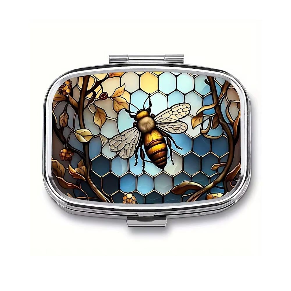 Таблетниця Бджілка з двома відсіками Різнокольоровий (3000003766)