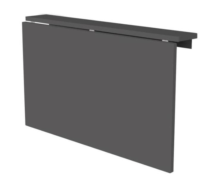 Стол-трансформер обеденный Art in Нead Mini откидной из ЛДСП 90х12/38 см Графит/Серый (TB20070000030) - фото 2 Стол-трансформер обеденный Art in Нead Mini откидной из ЛДСП 90х12/38 см Графит/Серый (TB20070000030) - фото 2