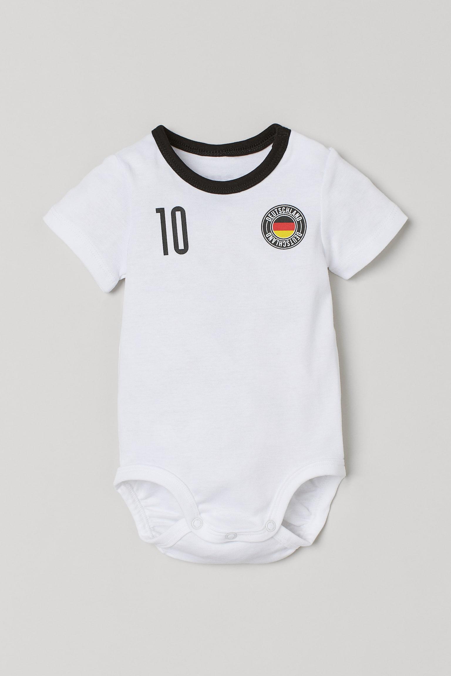 Боді H&M 98 см Біло-чорний (S4079672493)