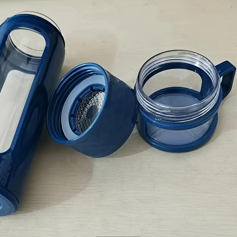 Колба-заварник для чая стеклянная с двойными стенками/ситечком и крышкой 600 мл (118991) - фото 4