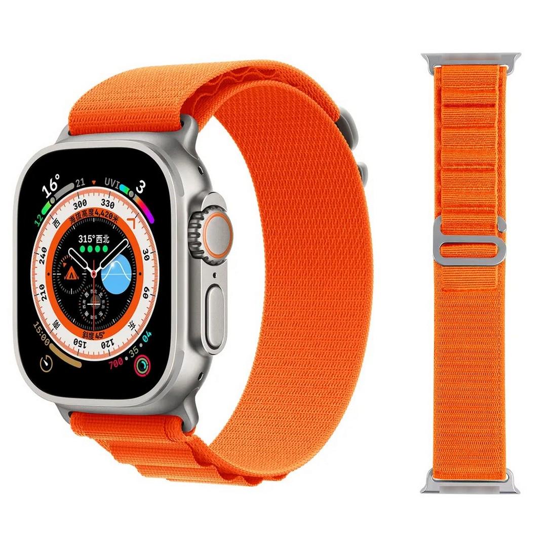 Ремінець нейлоновий Alpine Loop для Apple Watch 42/44/45/49 мм Orange (nr2022NY02 or) - фото 2