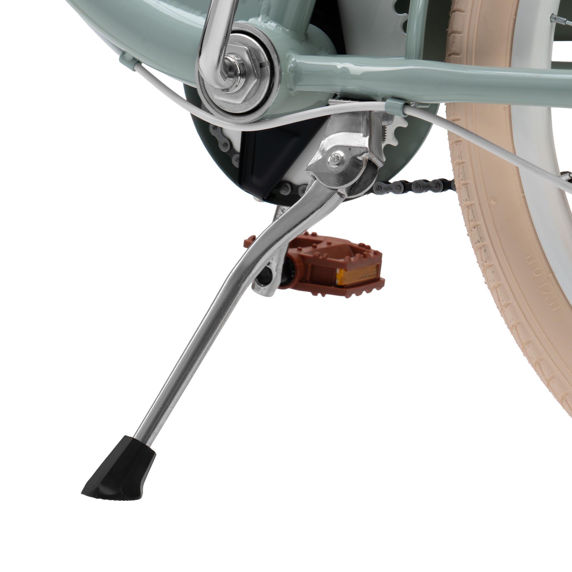 Детский велосипед Miqilong LS 20" с корзиной из натурального ротанга Оливковый (RBB-LS20-OLIVE) - фото 10