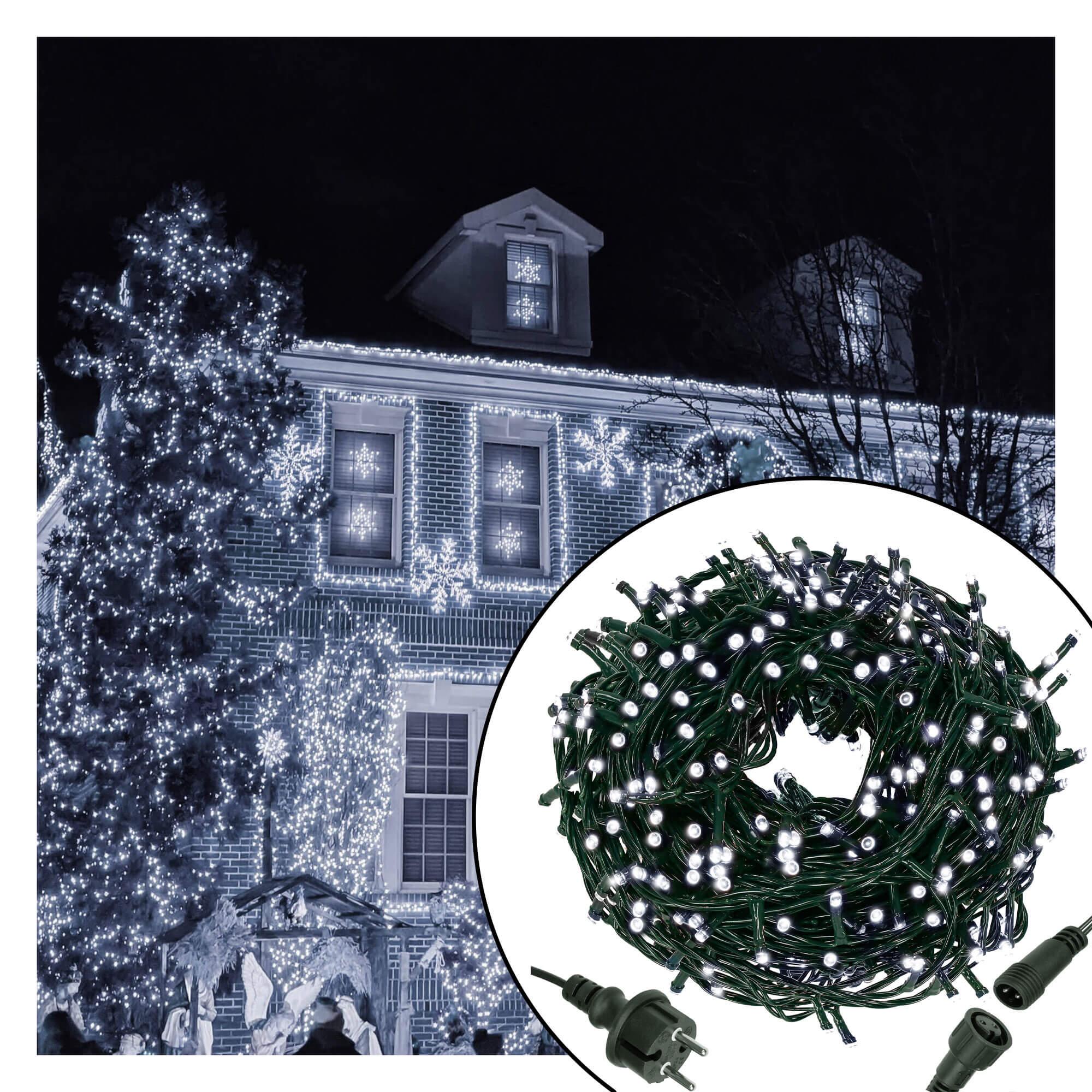 Гірлянда Springos вулична/зовнішня 1000 LED 60 м Cold white (CL1004) - фото 4 Гірлянда Springos вулична/зовнішня 1000 LED 60 м Cold white (CL1004) - фото 4