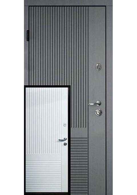 Дверь входная Плаза 950х2040 мм Антрацит/Белый шагрень (14329543) - фото 3 Дверь входная Плаза 950х2040 мм Антрацит/Белый шагрень (14329543) - фото 3