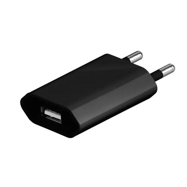 Адаптер переходник USB 220V 1 А зарядка 9600 AR-600 Черный (608330)