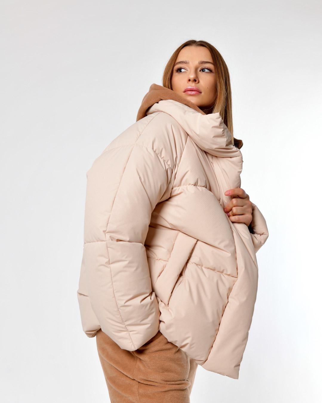 Куртка зимняя X-Woyz LS-8946-10 L Бежевый (2000002512172) - фото 2 Куртка зимняя X-Woyz LS-8946-10 L Бежевый (2000002512172) - фото 2