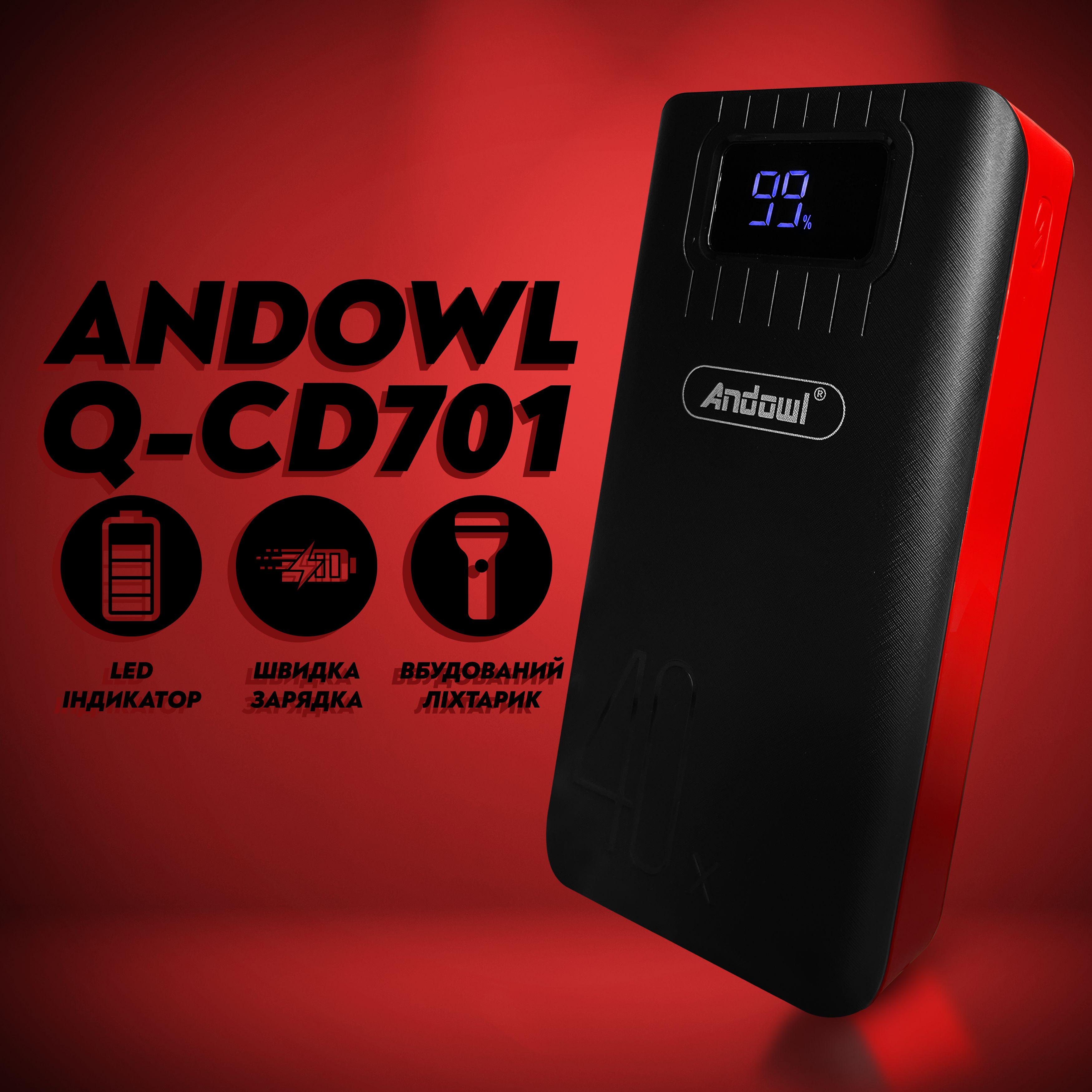 Повербанк Andowl Q-CD701 40000 mAh (111) - фото 2