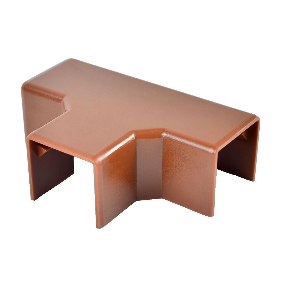 Соединитель Т-образный KOPOS для короба LHD 20x20 мм ПВХ Дуб (8624_I2)