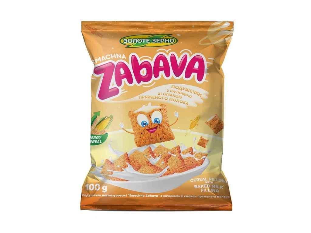 Подушечки Золотое Зерно Вкусная забава с топленым молоком 100 г (865672)