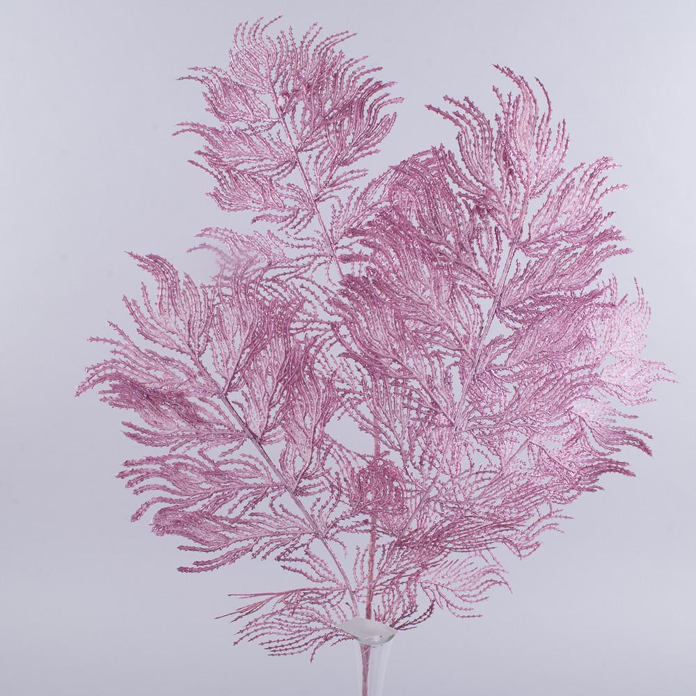 Ветка в блестках Феникс Розовый (34101-2)