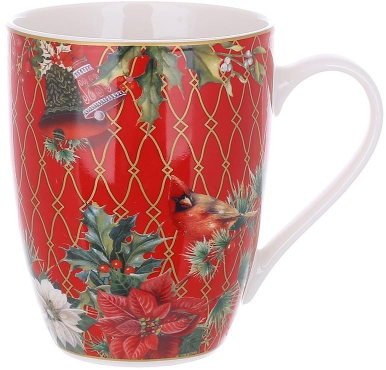 Кружка фарфоровая для новогодней сервировки Merry Christmas 340 мл Кружка фарфоровая для новогодней сервировки Merry Christmas 340 мл