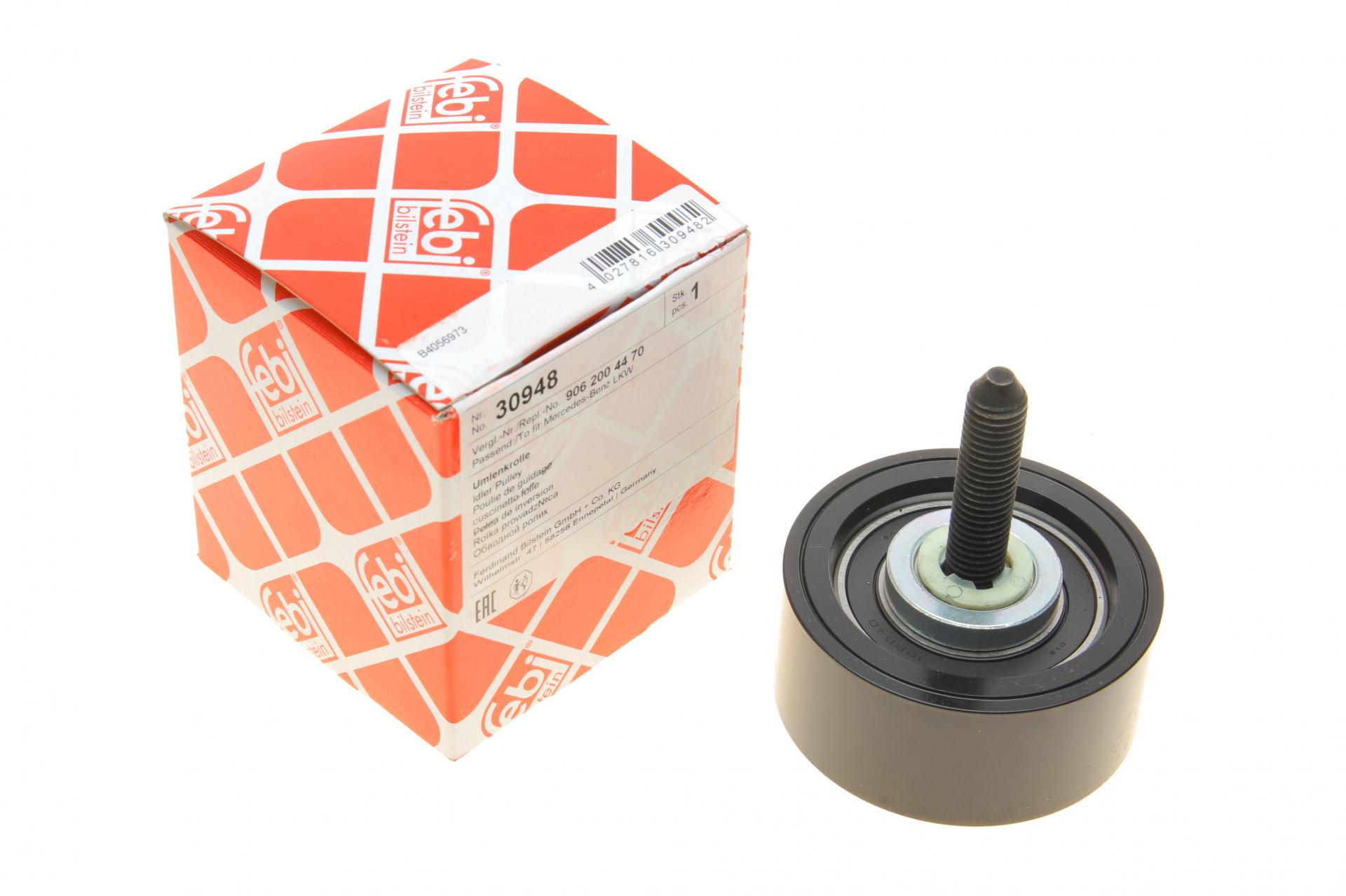 Ролик генератора FEBI BILSTEIN MB Vario OM904 86-13 натяжной 75x32,5 мм (30948 FEBI BILSTEIN)