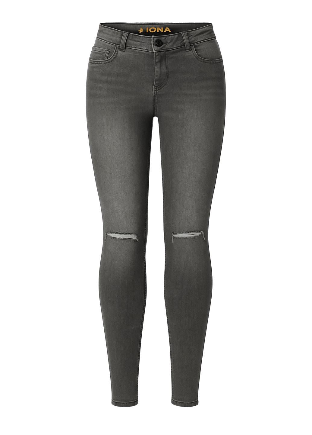 Джинсы женские Tom Tailor skinny с прорезями р. 28-32 Серый (TT000116-39)
