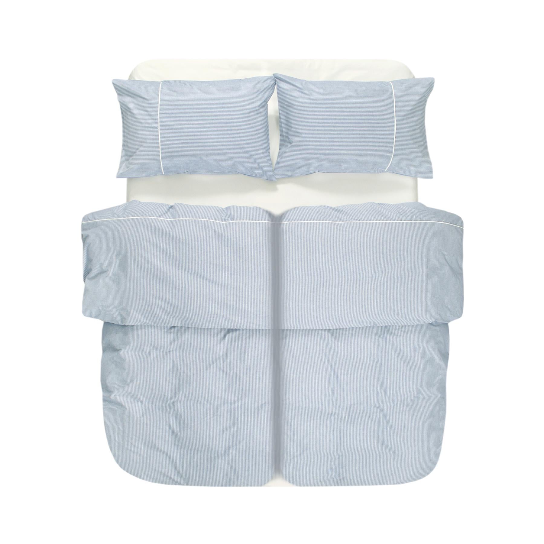 Комплект постільної білизни Lotus Home Premium Percale Stripe сімейний Блакитний (svt-2000022355780)