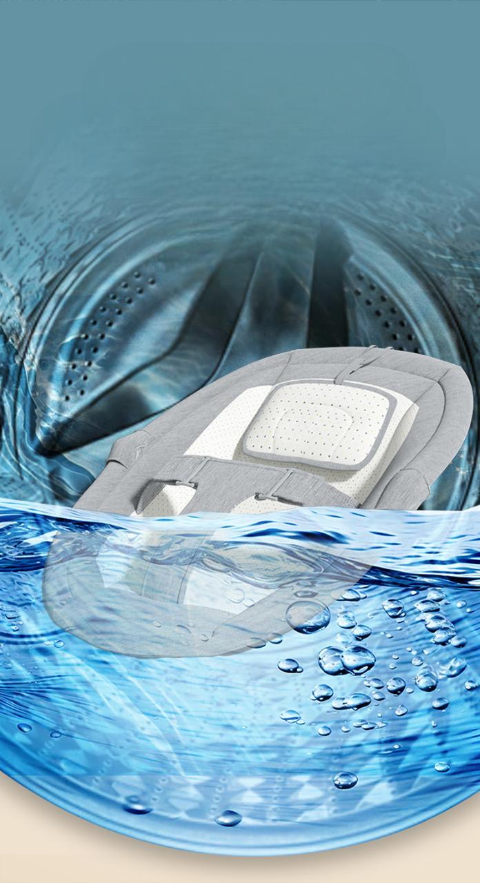 Колисальний центр шезлонг-гойдалка та москітна сітка Сірий (12547) - фото 7 Колисальний центр шезлонг-гойдалка та москітна сітка Сірий (12547) - фото 7