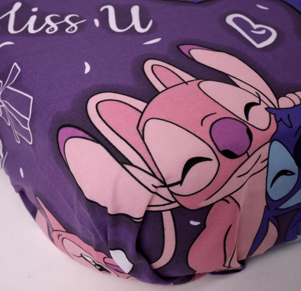 Простынь на резинке Stitch бязь 80х160х10 см Purple (44881955)