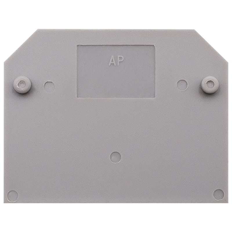 Пластина боковая CNC для наборных клемм JXB 4-10 Серый (Б00041546)