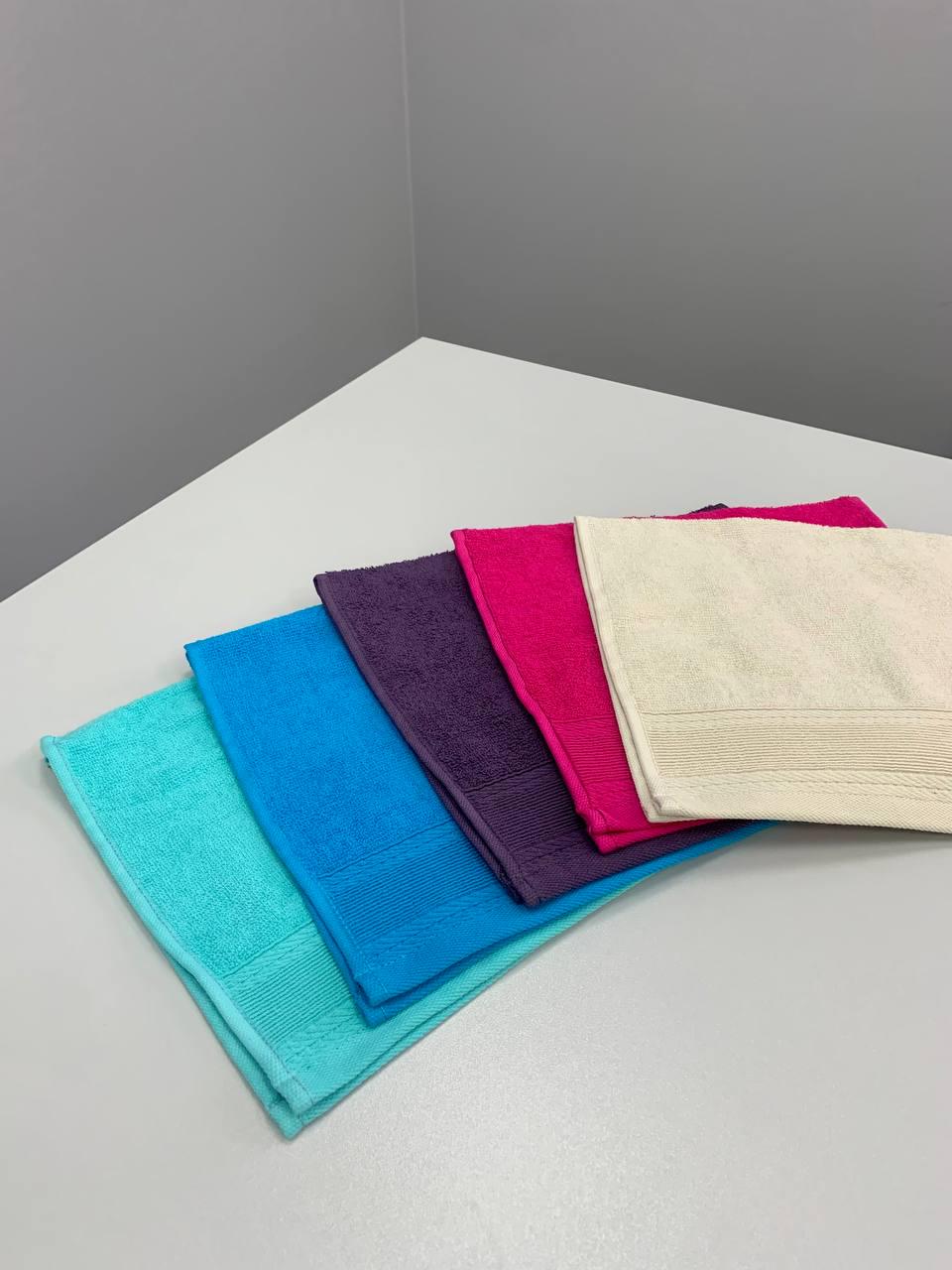 Полотенце махровое с бордюром 400г/м2 30х50 см Бирюзовый (9890551) - фото 6