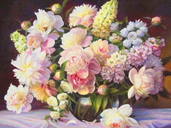 Картина по номерам Josef Otten Цветы Весенний букет 40х50 см в термопакете (3284RA_O-mt)