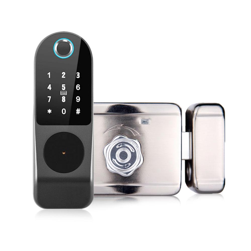 Умный WiFi дверной замок USmart DL-01w со сканером отпечатка пальца/паролем/замком | поддержка Tuya