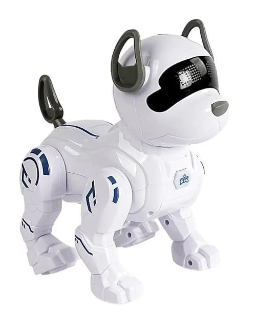 Іграшка інтерактивна Робот-собака Intelligent на радіокеруванні/акумуляторна Білий (JZJ-20) - фото 3