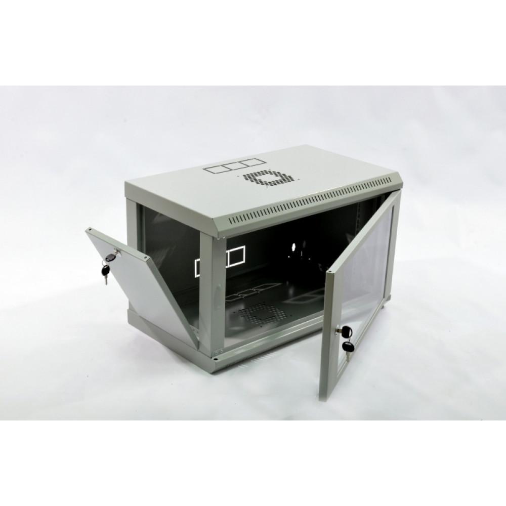 Шкаф 6U акриловое стекло 600х350х373 мм Серый (UA-MGSWL635G) - фото 3 Шкаф 6U акриловое стекло 600х350х373 мм Серый (UA-MGSWL635G) - фото 3