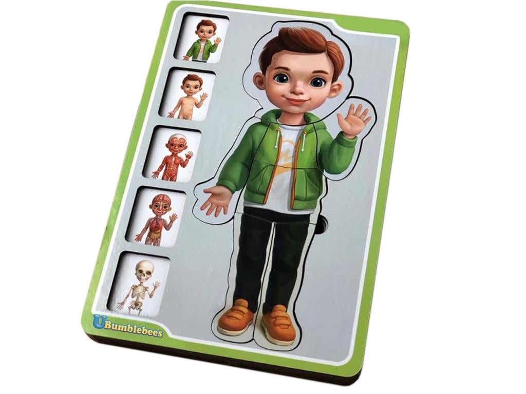 Сортер-пазл Анатомия человека мальчик (ПСФ026)