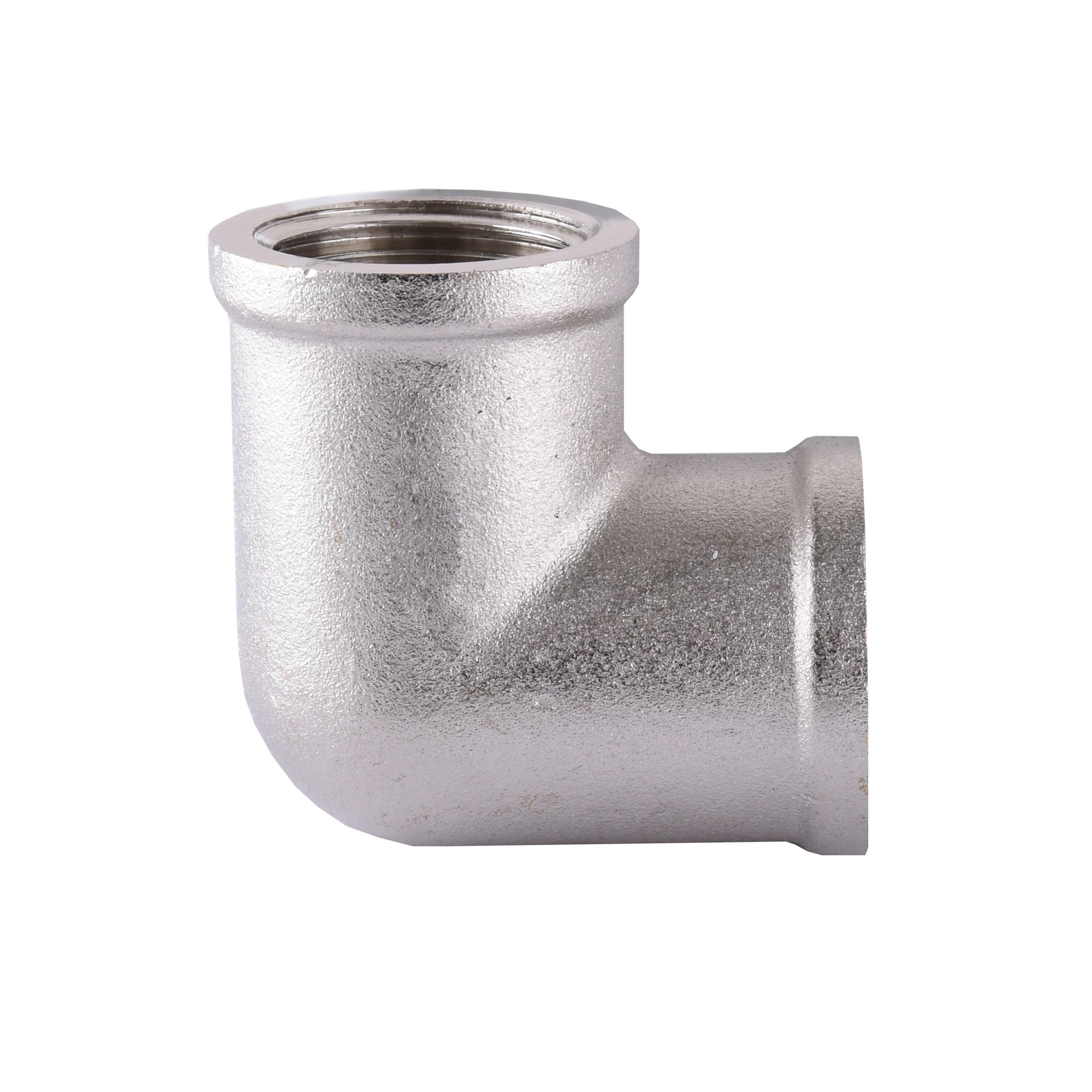 Кутник 90° Gebo 000017703 нікель внутрішня-внутрішня 1" (104657)