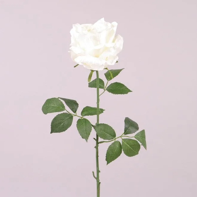 Цветок Роза Flora Белый (72815)