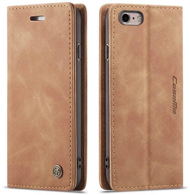 Чохол книжка з магнітом iPhone SE 2022 CaseMe Light Brown (30589-45) Чохол книжка з магнітом iPhone SE 2022 CaseMe Light Brown (30589-45)