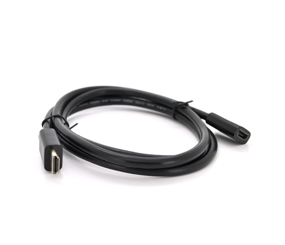 Удлинитель Merlion VEGGIEG HDMI M - HDMI F v2.0 4K 0,5 м Black (HF-0.5)
