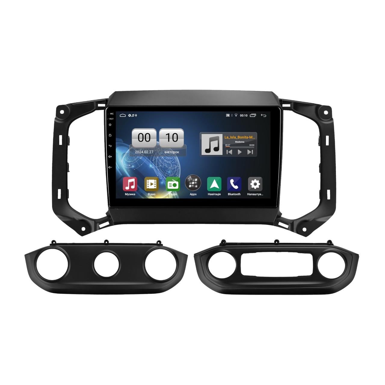 Автомагнітола штатна QIV Q1 для Chevrolet Colorado 2016-2020 TrailBlazer 2016-2022 S10 2017-2019 Isuzu D-Max 2017-2019 W4 9" (Q45910)