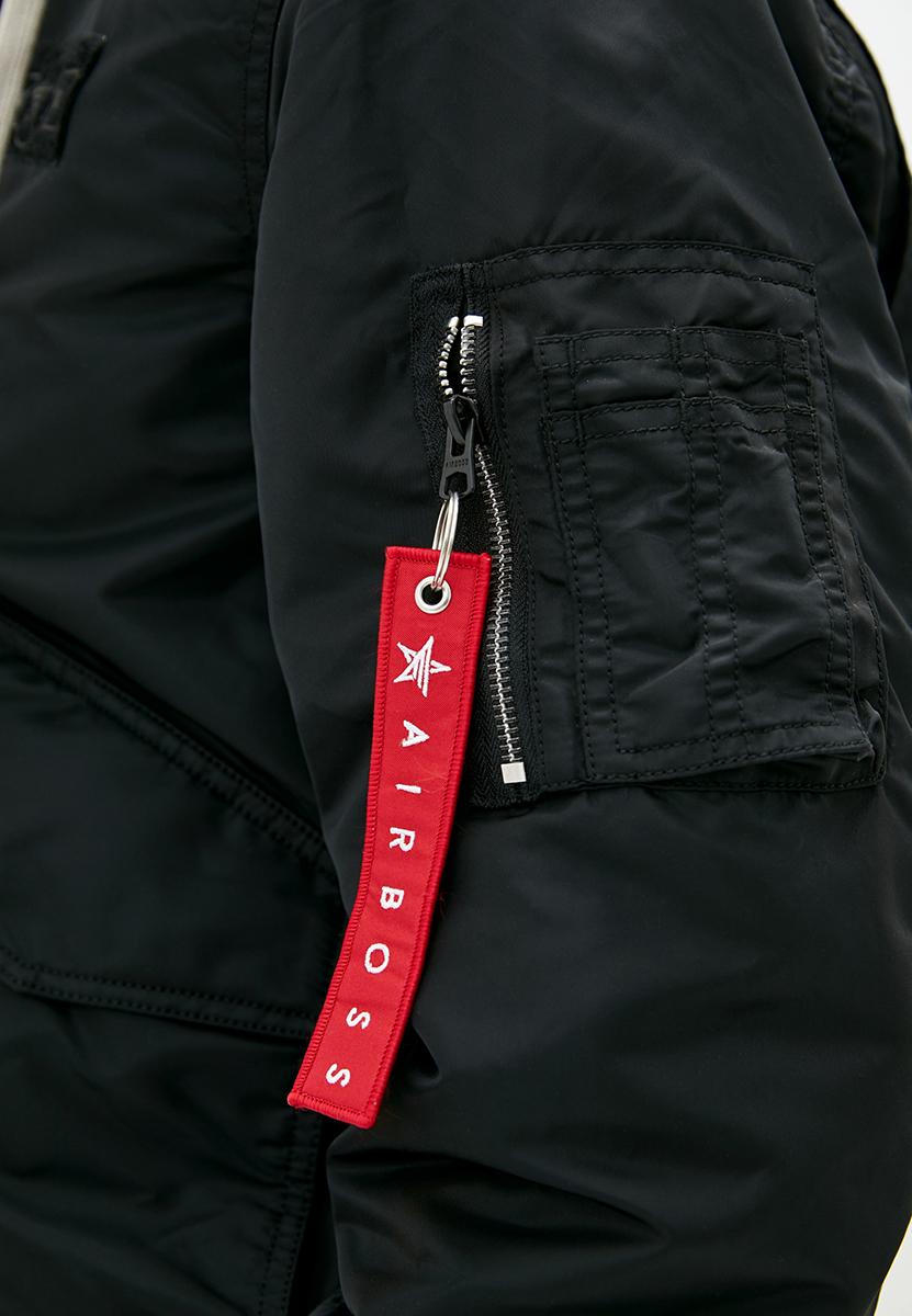 Куртка-бомбер Airboss CWU Pilot Hooded Jacket 4XL Черный (28667) - фото 5