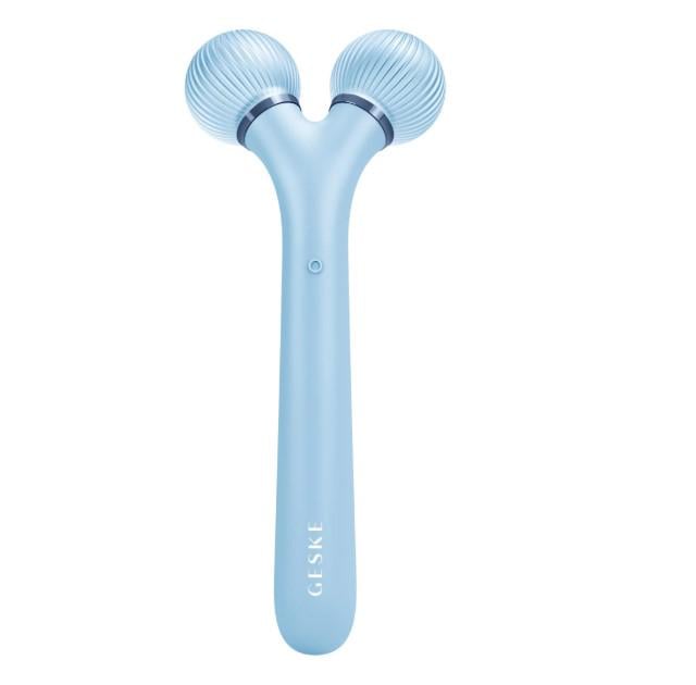 Ролик электронный для лица GESKE Sonic Facial Roller 4в1 ультразвуковой Aquamarine (HB0183)