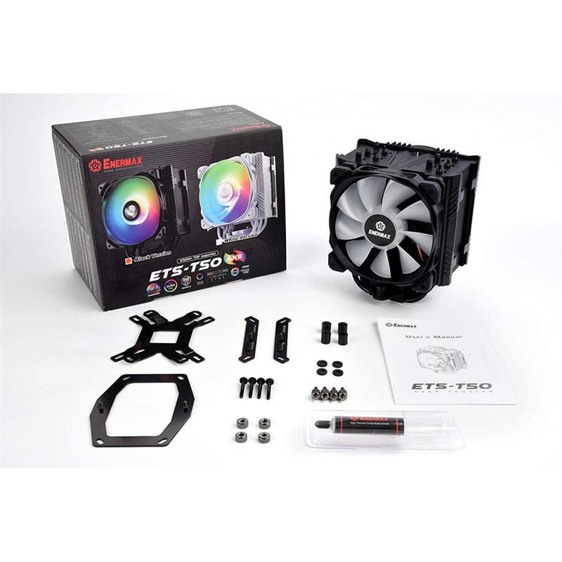 Кулер для процессора Enermax ETS-T50 AXE ARGB Black (ETS-T50A-BK-ARGB) - фото 6