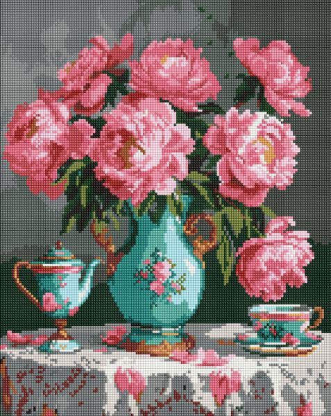 Алмазная мозаика Ideyka Нежные цвета 40x50 см (Id-AMO8124)